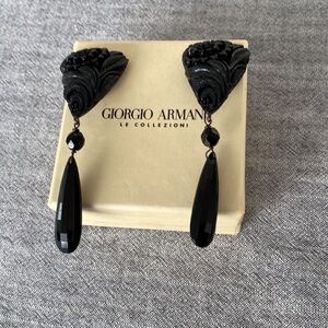 Beautiful authentic and signed Giorgio Armani earrings- Le Collezioni.